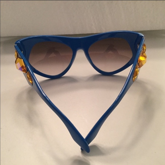 ***SOLD*** PRADA Voice Embellished Sunglasses - Picture 4 of 8